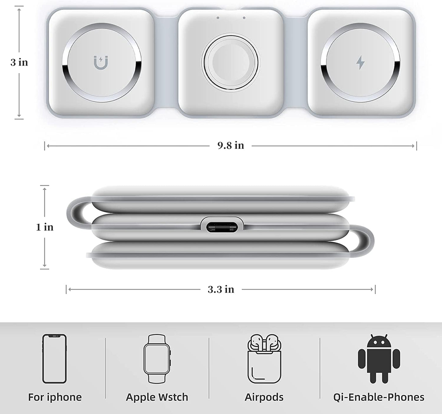 3-in-1 Wireless Charging Pad Atlier