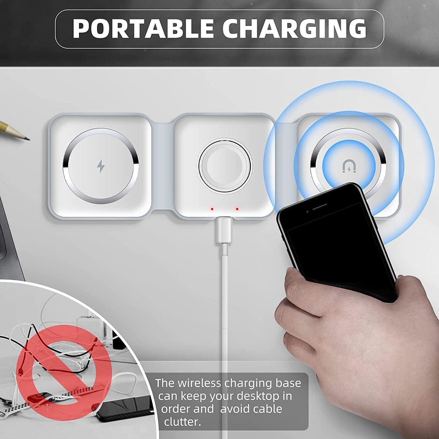 3-in-1 Wireless Charging Pad Atlier