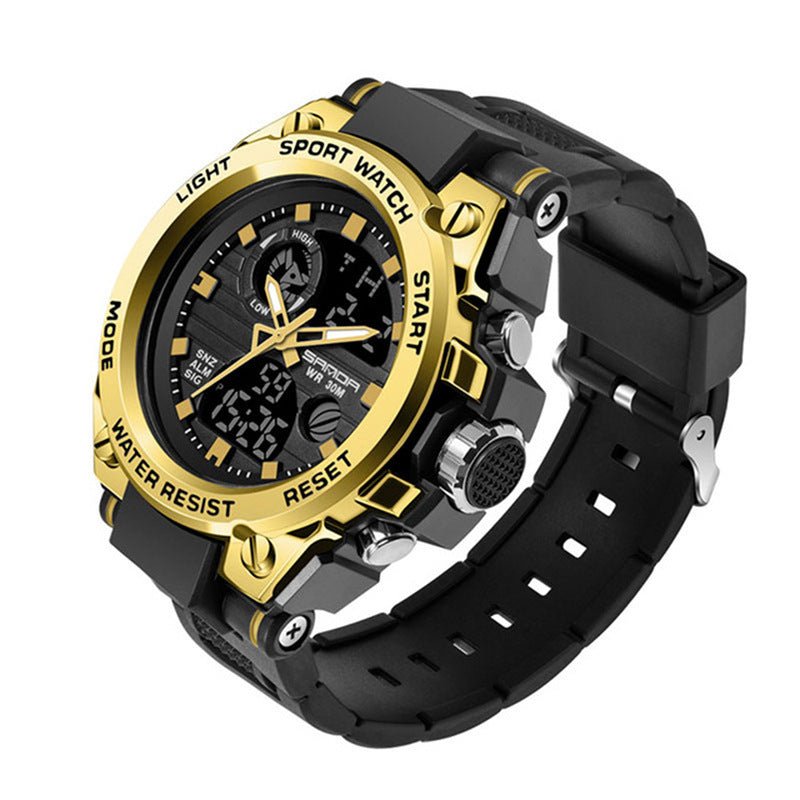 Men’s Outdoor Sports Dual Display Electronic Watch Atlier