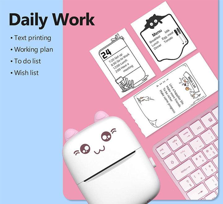 Portable Mini Pocket Printer BT Thermal Printer TZ Dropshipping