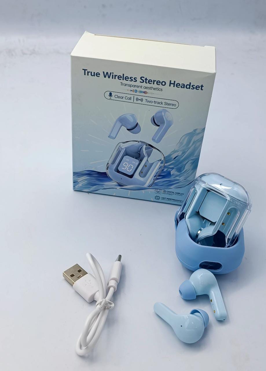 T6 Crystal Wireless Earphones Atlier