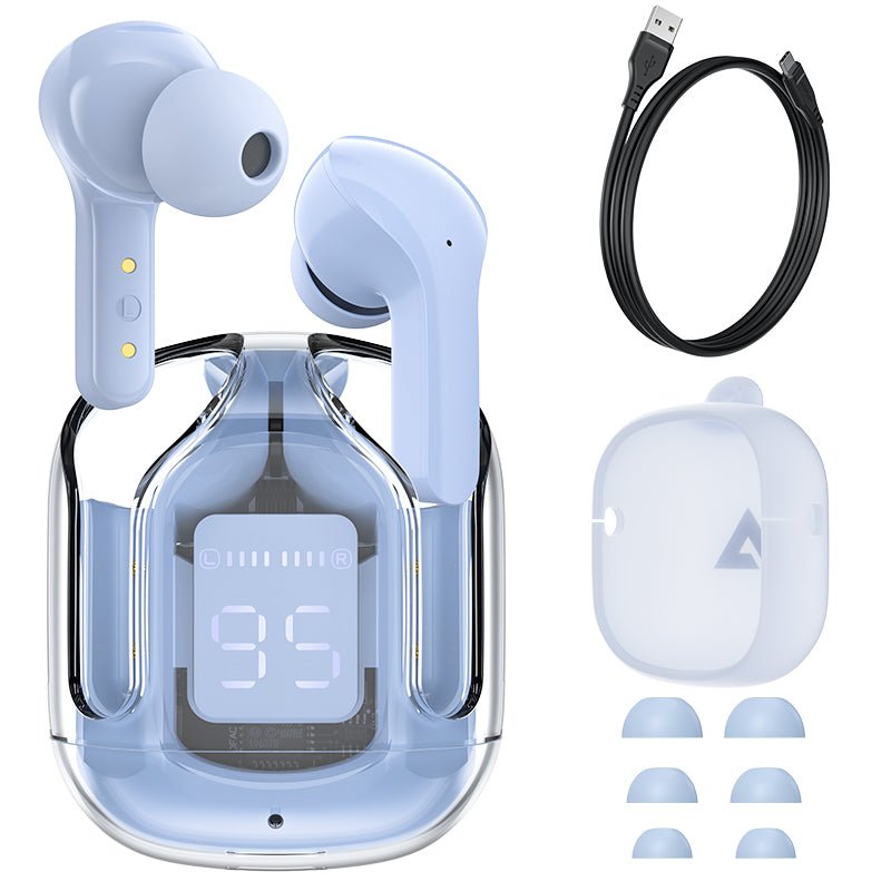 T6 Crystal Wireless Earphones Atlier