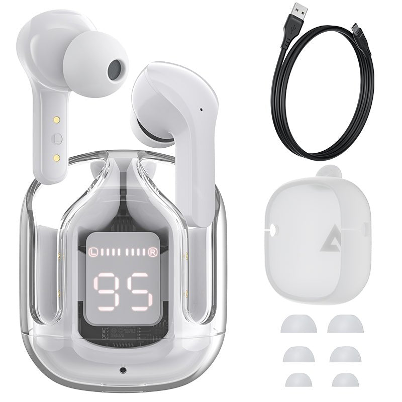 T6 Crystal Wireless Earphones Atlier