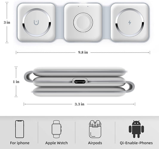 3-in-1 Wireless Charging Pad Atlier