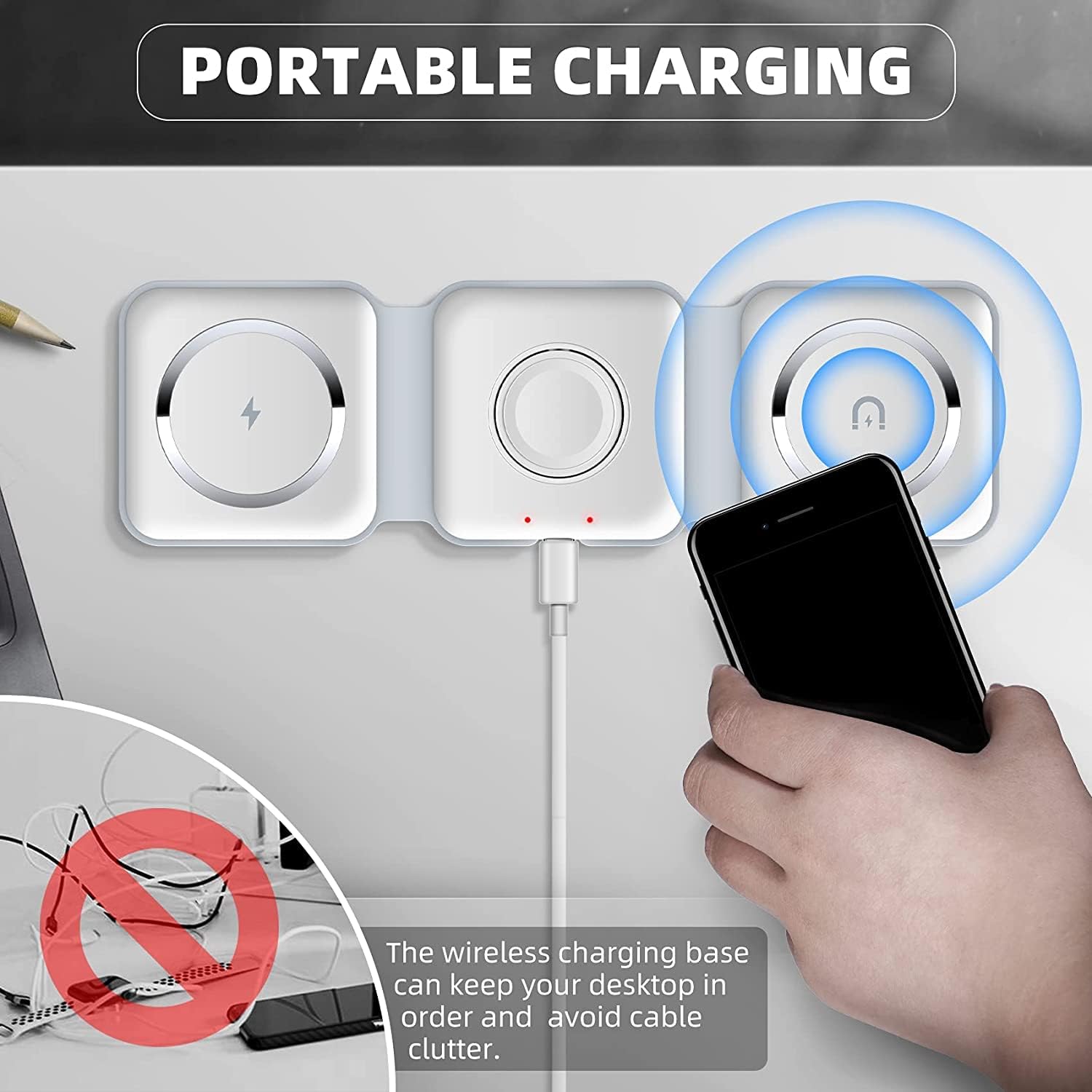3-in-1 Wireless Charging Pad Atlier