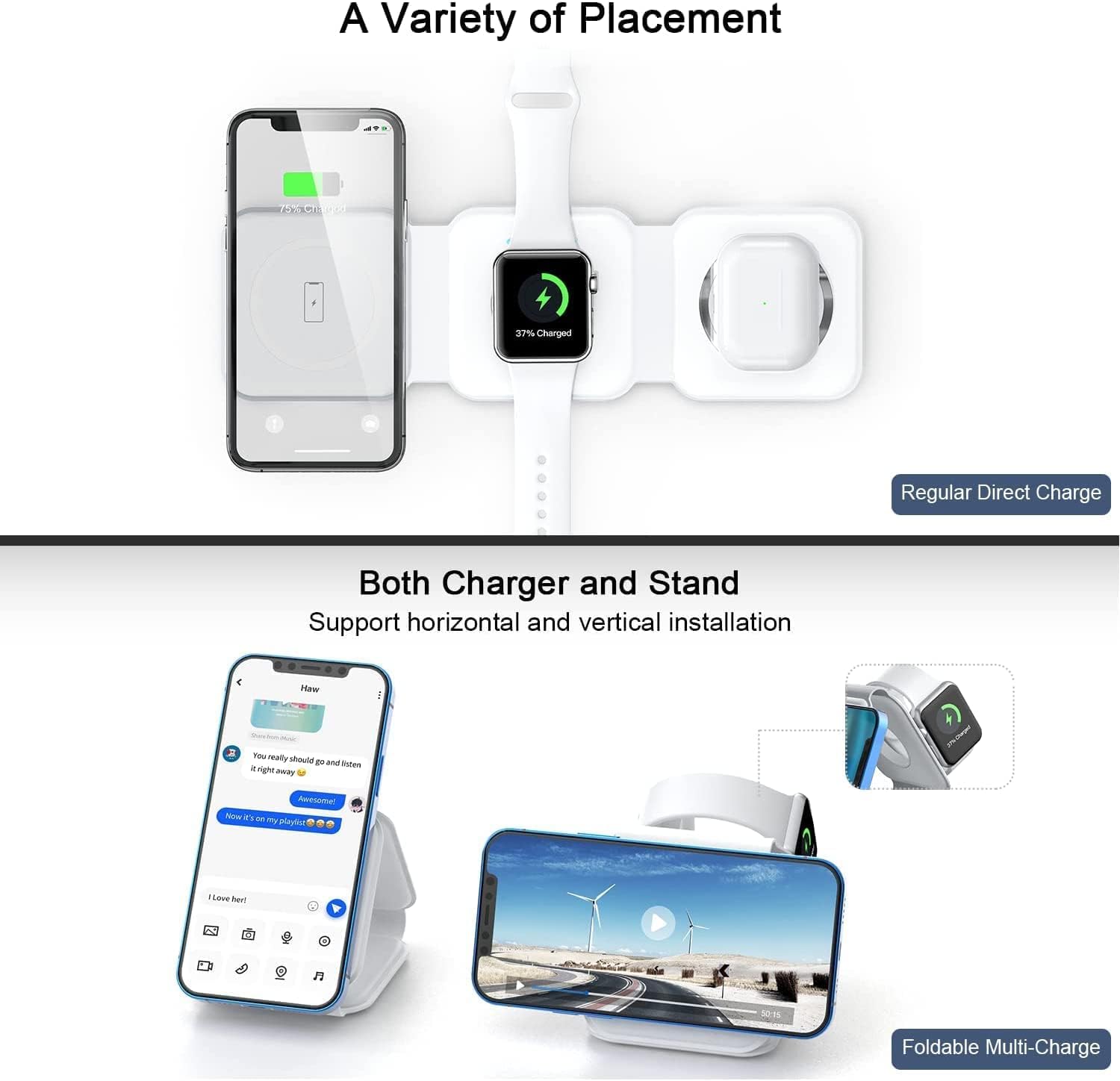 3-in-1 Wireless Charging Pad Atlier