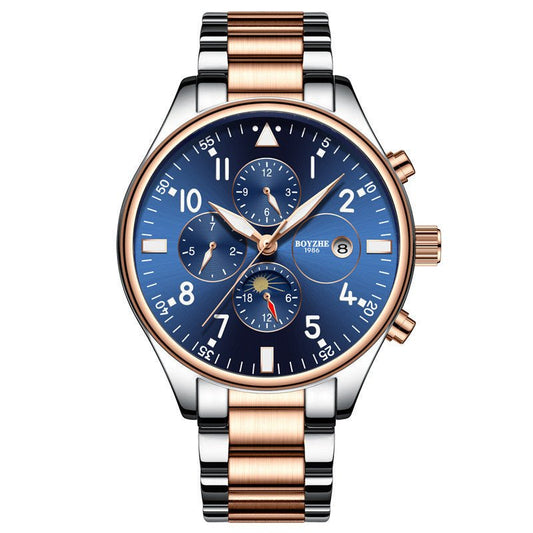 Men’s Automatic Mechanical Watch with Steel Belt Atlier