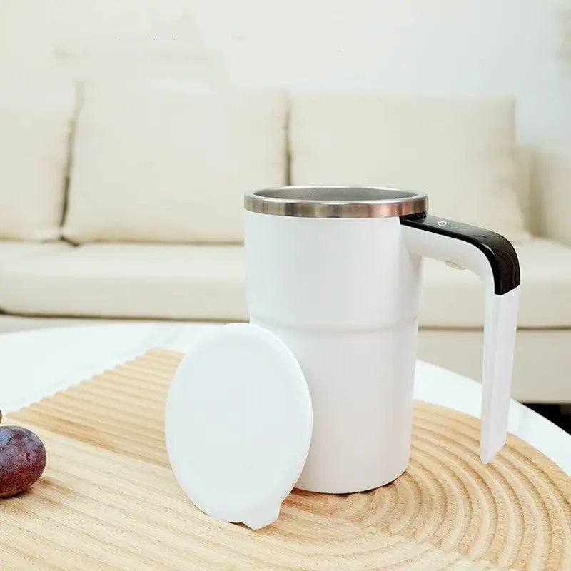 USB Self‑Stirring Coffee Mug with LCD Display Atlier