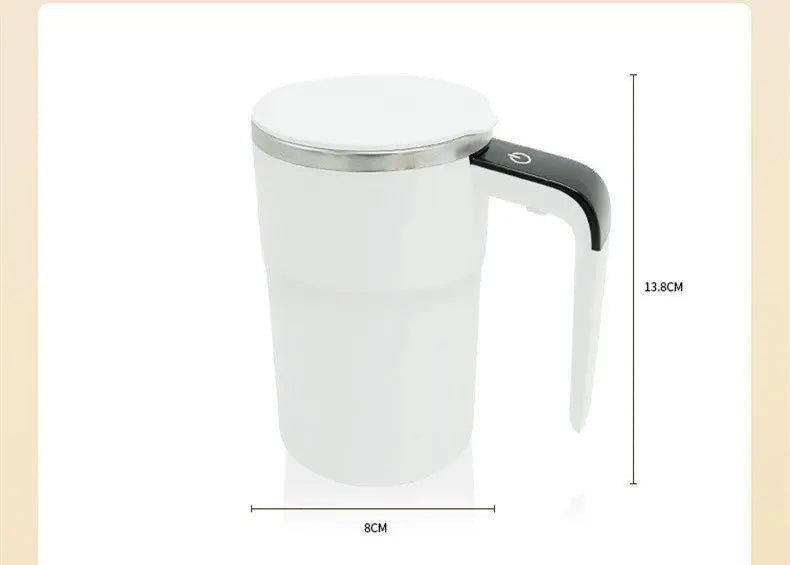 USB Self‑Stirring Coffee Mug with LCD Display Atlier