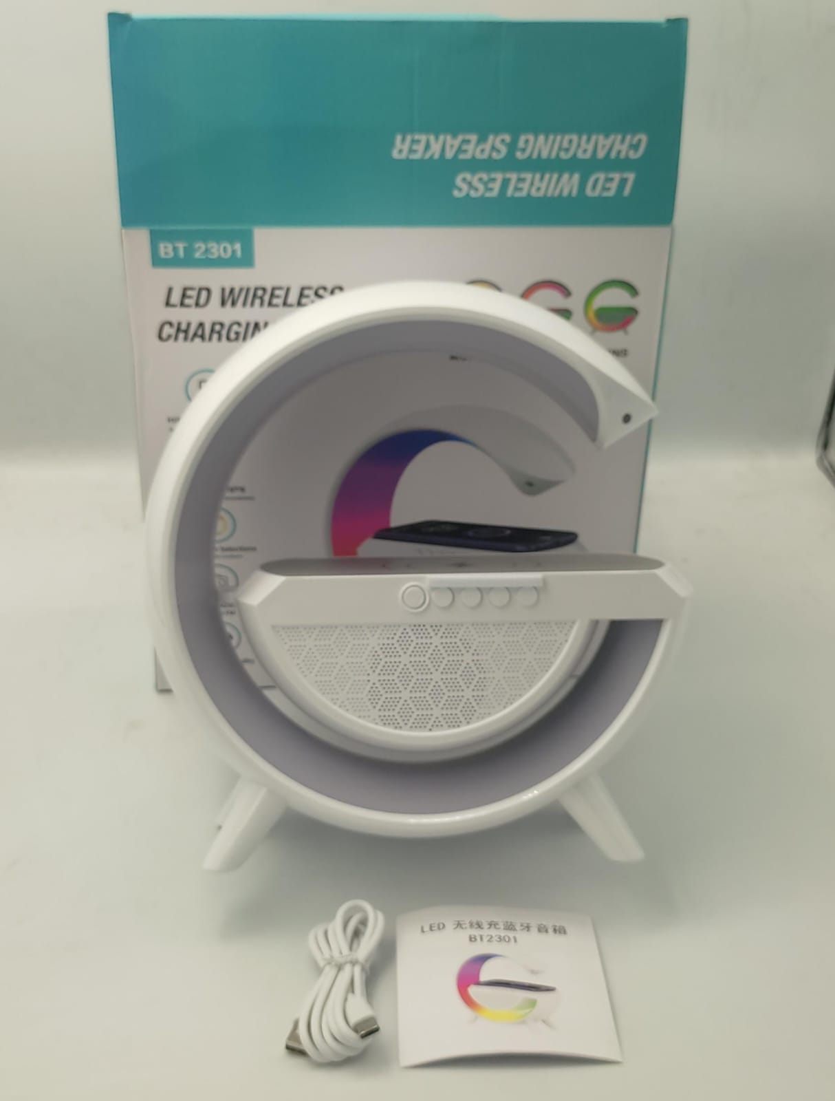 Led Wireless Charger Speaker MRB