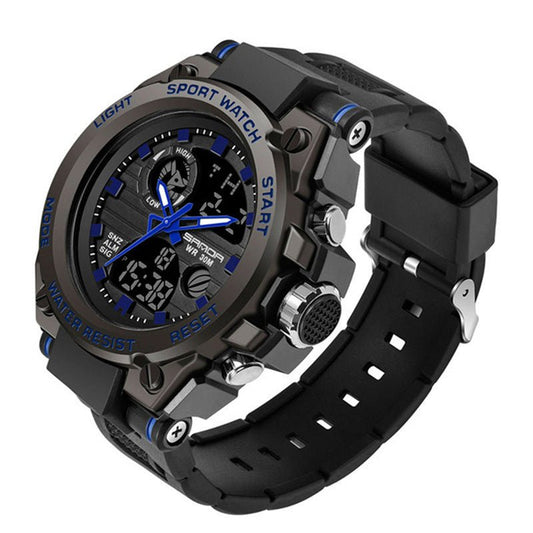 Men’s Outdoor Sports Dual Display Electronic Watch Atlier