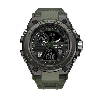 Men’s Outdoor Sports Dual Display Electronic Watch Atlier
