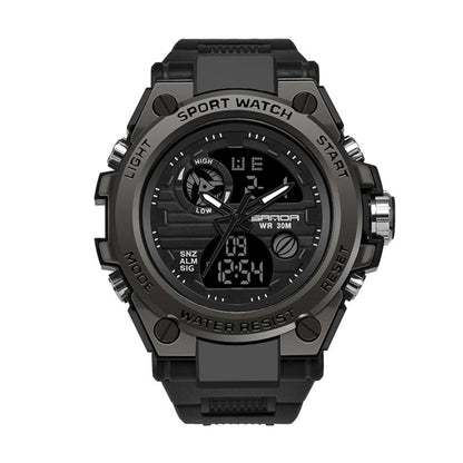 Men’s Outdoor Sports Dual Display Electronic Watch Atlier