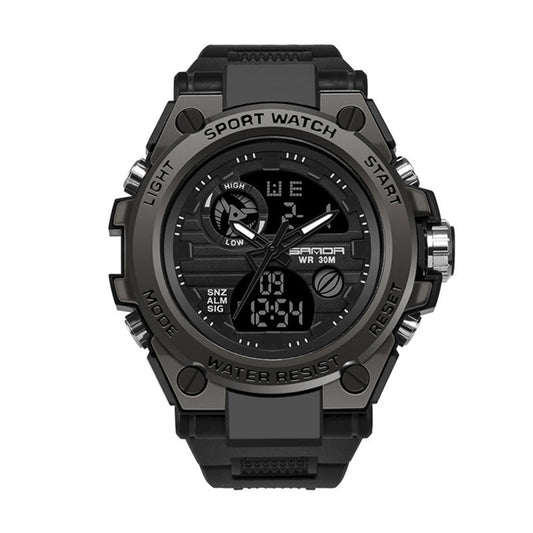 Men’s Outdoor Sports Dual Display Electronic Watch Atlier