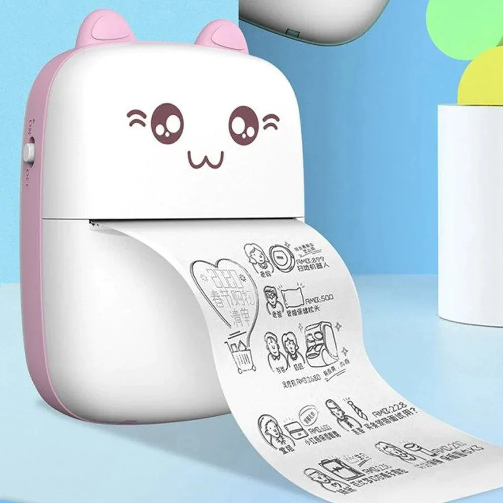 Portable Mini Pocket Printer BT Thermal Printer TZ Dropshipping
