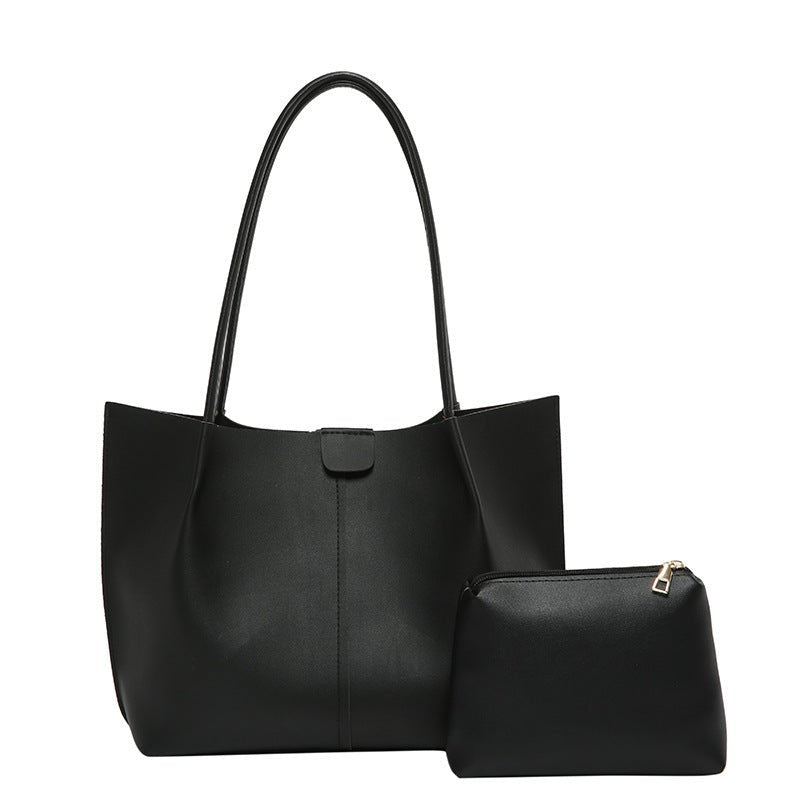 PU Leather Double Strap Shoulder Bag Atlier