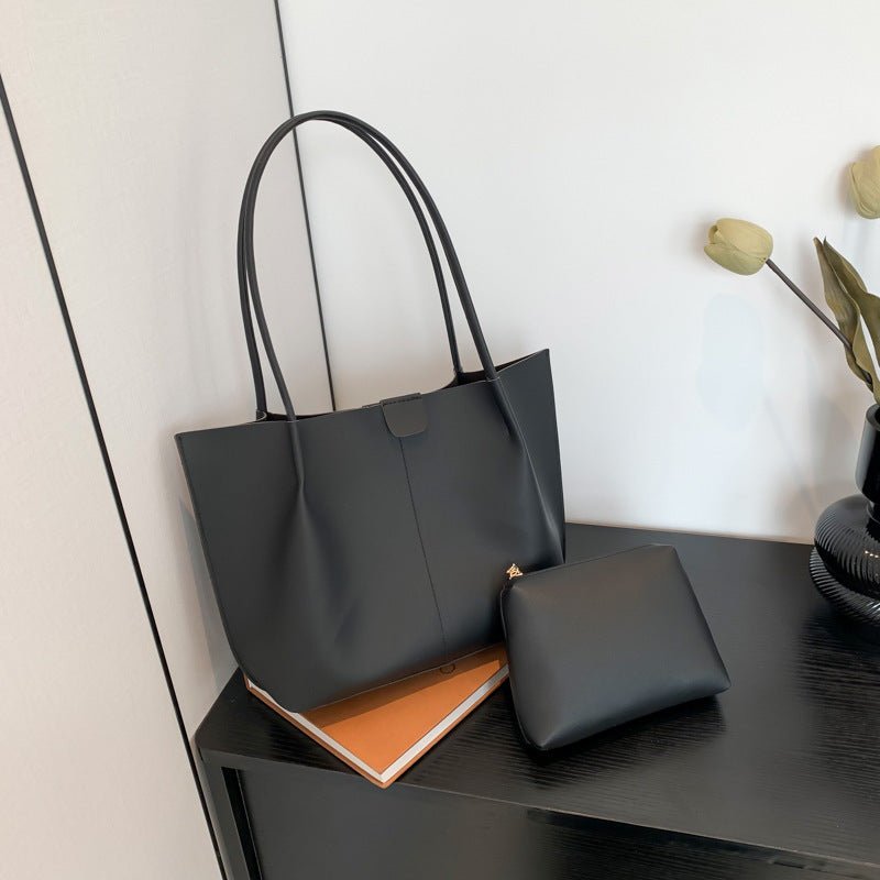 PU Leather Double Strap Shoulder Bag Atlier