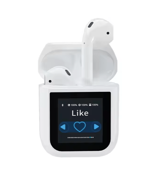 LED Display Bluetooth Earbuds with Touch Control Atlier