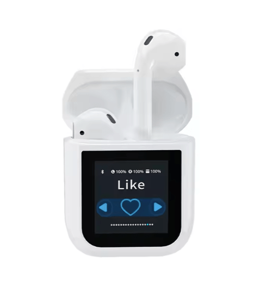 LED Display Bluetooth Earbuds with Touch Control Atlier