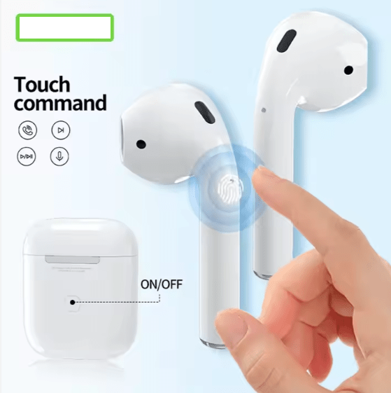 LED Display Bluetooth Earbuds with Touch Control Atlier