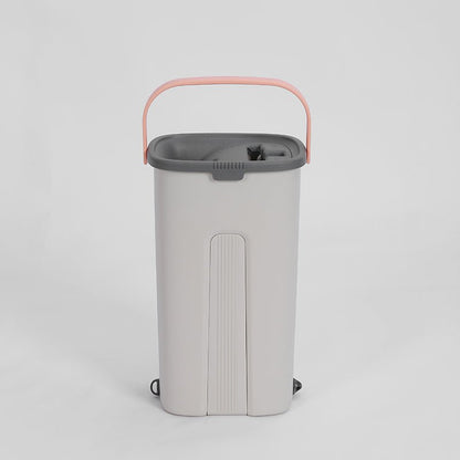 Squeeze Mop with Bucket – 360° Flat Microfiber Mop Zambeel