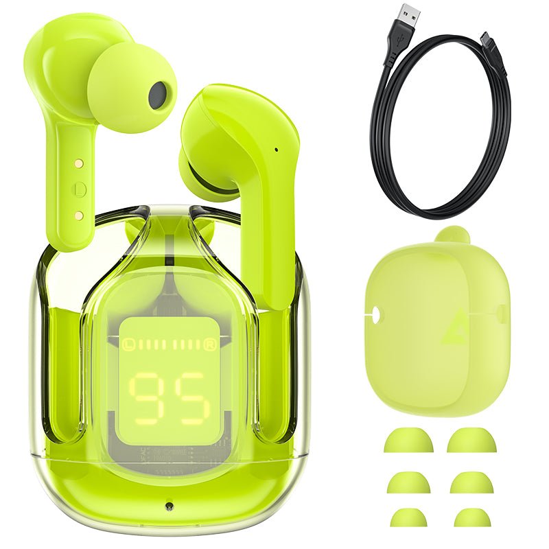 T6 Crystal Wireless Earphones Atlier