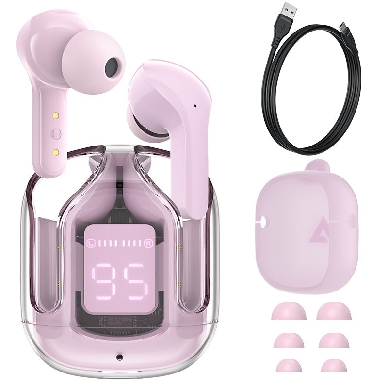 T6 Crystal Wireless Earphones Atlier