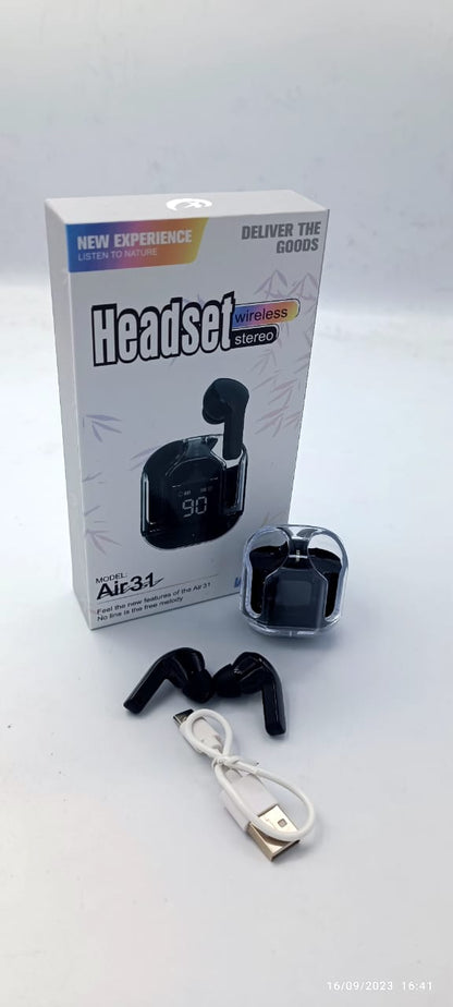 T6 Crystal Wireless Earphones Atlier