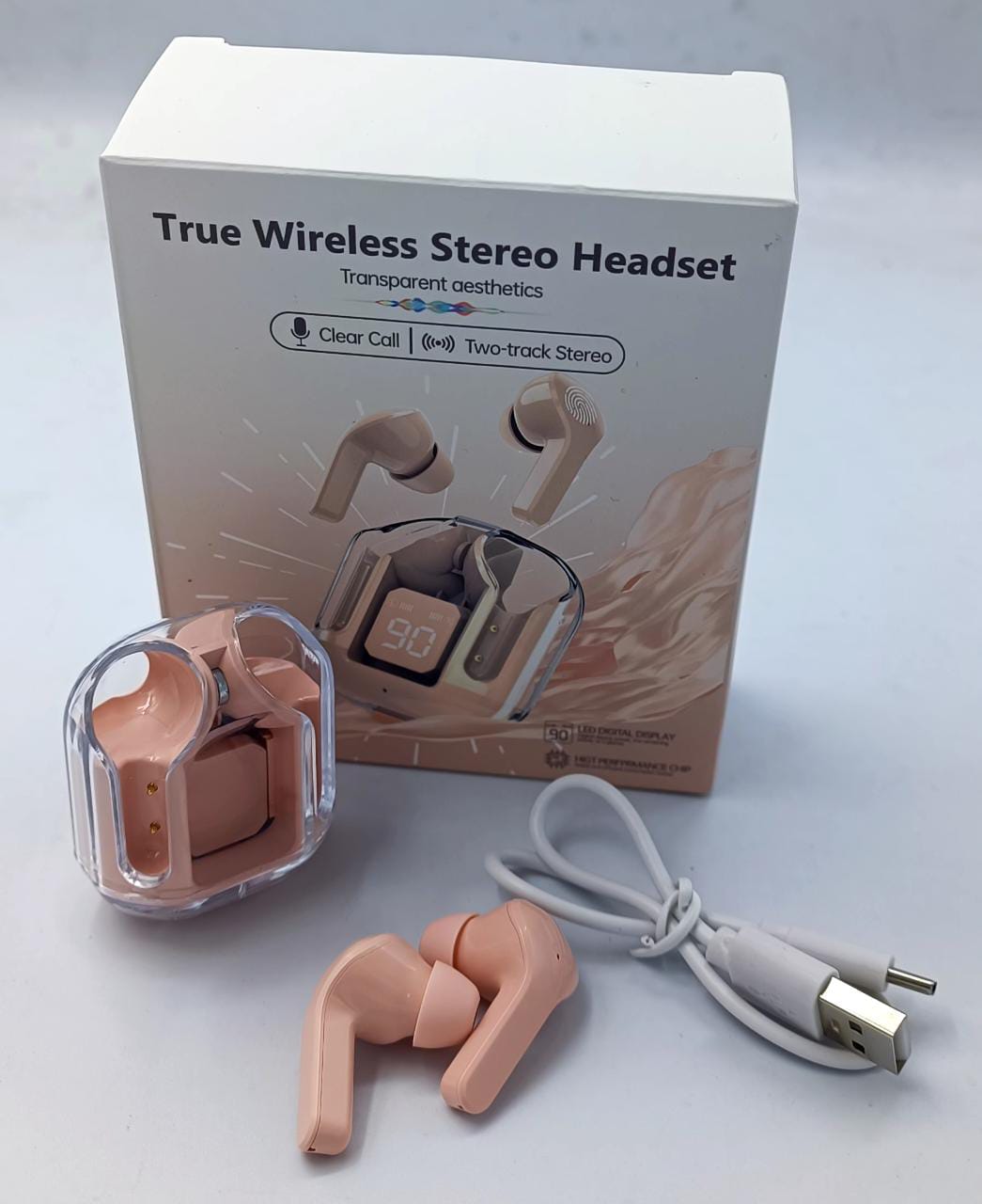 T6 Crystal Wireless Earphones Atlier